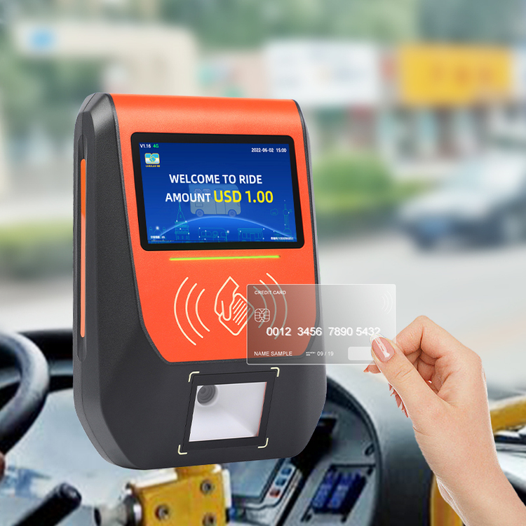 Cardlan Smart bus ticketing validator qr code prepaid card bill dispenser pos terminal