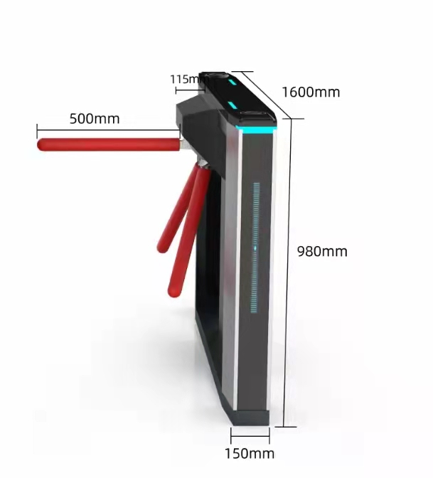Cardlan High quality Security Tripod Turnstile Entrance Electronic Fingerprint Used Turnstiles