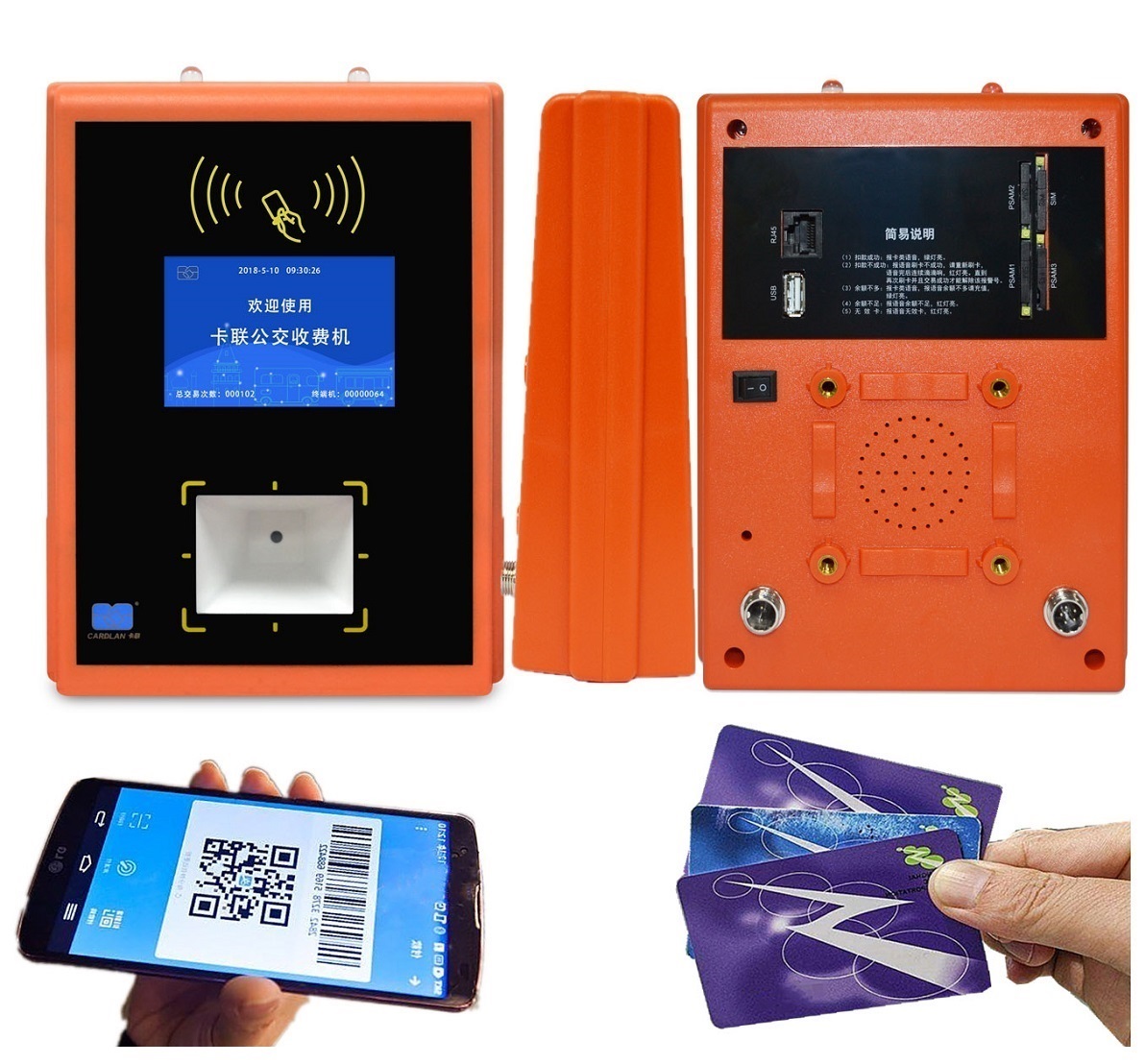 Cardlan Accurate Bus Validator for Public Transport POS Payment Terminal