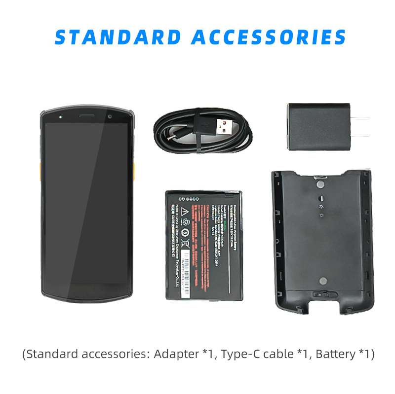 Rugged Industrial Handheld Terminal 4GB+64GB 2D Scanner Barcode Reader 4G WiFi GPS Warehouse Data Collector PDA XT8010 Android 11.0 PDA