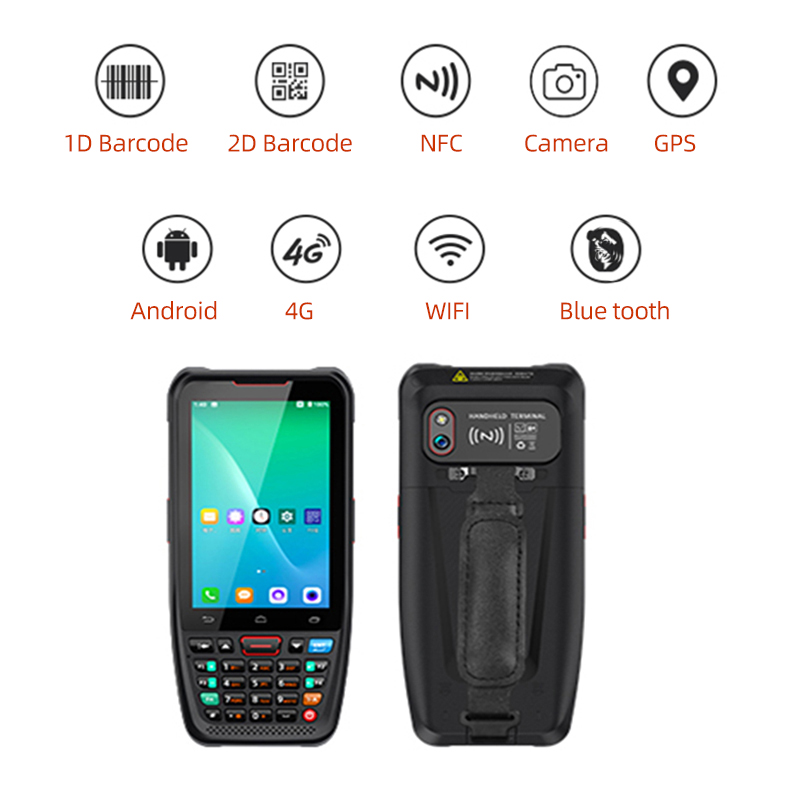 Cardlan XT8001B Smart Mobile Handheld Terminal Specification 4G 1d+2d