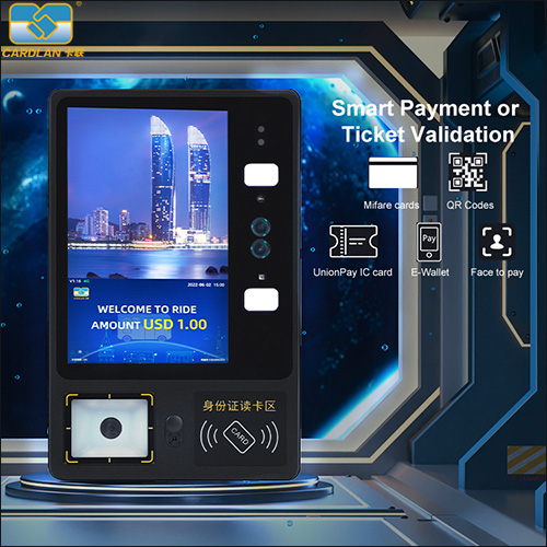 Cardlan CL-B818G NFC Ticket Validation Machine and Barcode Scanner Bluetooth/WiFi/4G