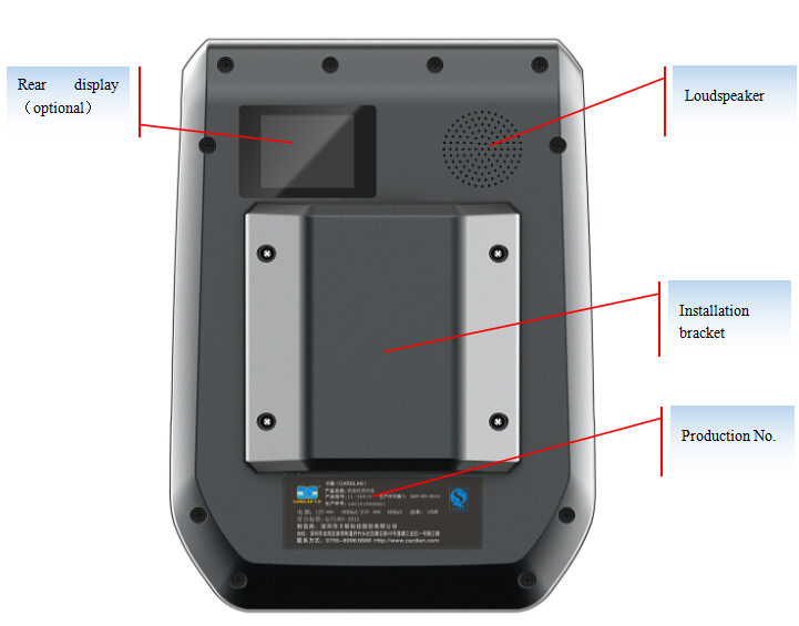 Cardlan bus POS RFID GPS WIFI ticket validator card Bus Validator and Card Reader