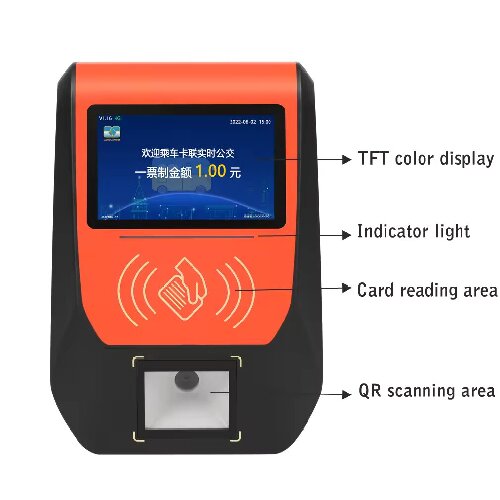 CL-A 0618 smart bus ticket validator /bus smart payment terminal/pos system Android bus card swiping machine with bus recharge card machine