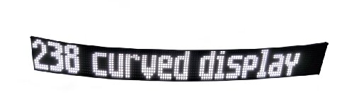 Cardlan Customizable flexible SMD scrolling message electronic signs curved screen for passenger information