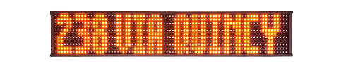 Cardlan Bus LED display board destination sign bus inner display
