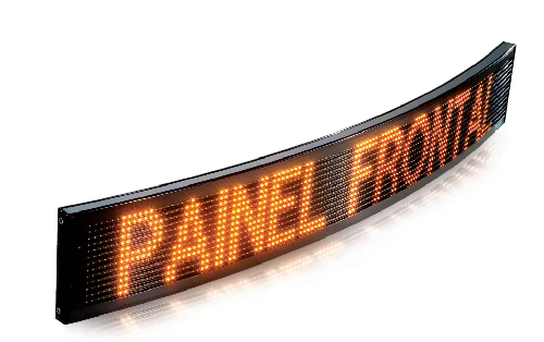 Cardlan Customizable flexible SMD scrolling message electronic signs curved screen for passenger information