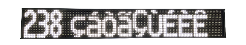 Cardlan High Quality Customized LED scrolling text display Outdoor Bus Scrolling LED Sign