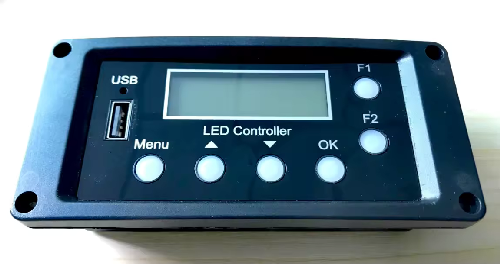 Cardlan S230 LED bus stop announcement system features a programmable scrolling display for route info on LCD