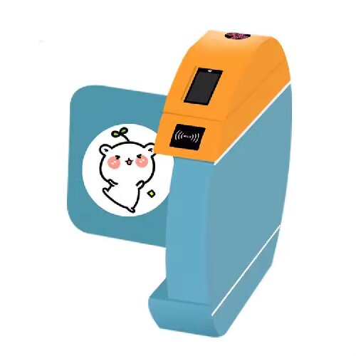 Cardlan High Security Anti-pinch Kids Turnstile Flap Barrier, Kindergarten school Swing Turnstile,Swing Gate Operator Customized RFID Card Swing Turnstile Gate