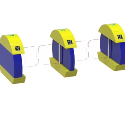 Cardlan High Security Anti-pinch Kids Turnstile Flap Barrier, Kindergarten school Swing Turnstile,Swing Gate Operator Customized RFID Card Swing Turnstile Gate