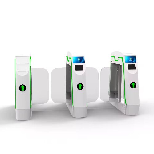 Cardlan Entrance Retractable Turnstile Mechanism Automatic Access Swing Barrier Flap Tripod Barrier Gate Turnstile smart Access control reader