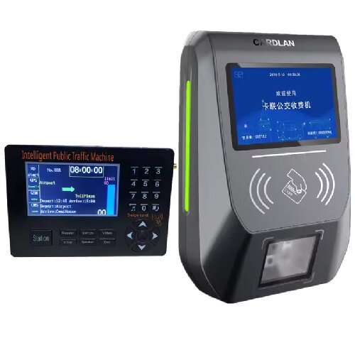 Cardlan POS Terminal Bus RIFD Card Validator Automated Fare Collection System with GPS 4G Wi-Fi NFC QR Payment POS Machine