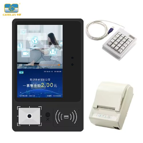Cardlan Factory Fixed Pos Contactless Card Reader School Management Software Engineering Plastics SDK 13.56mhz Android System Smart Bus Card Reader