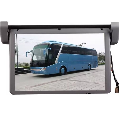 Cardlan Bus lcd monitors play advertisement and show bus route information advertising display