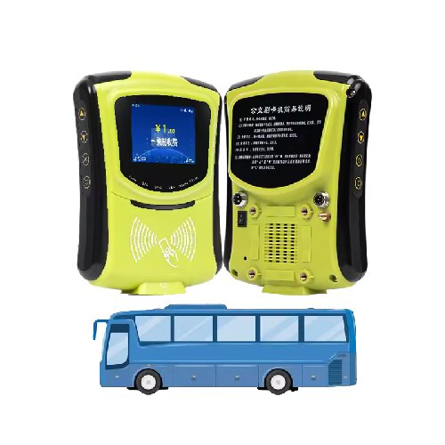 Good Quality 3.5 inch LCD Screen Cardlan Bus RFID Validator NFC Terminal with QR Code Engine Bus card Reader
