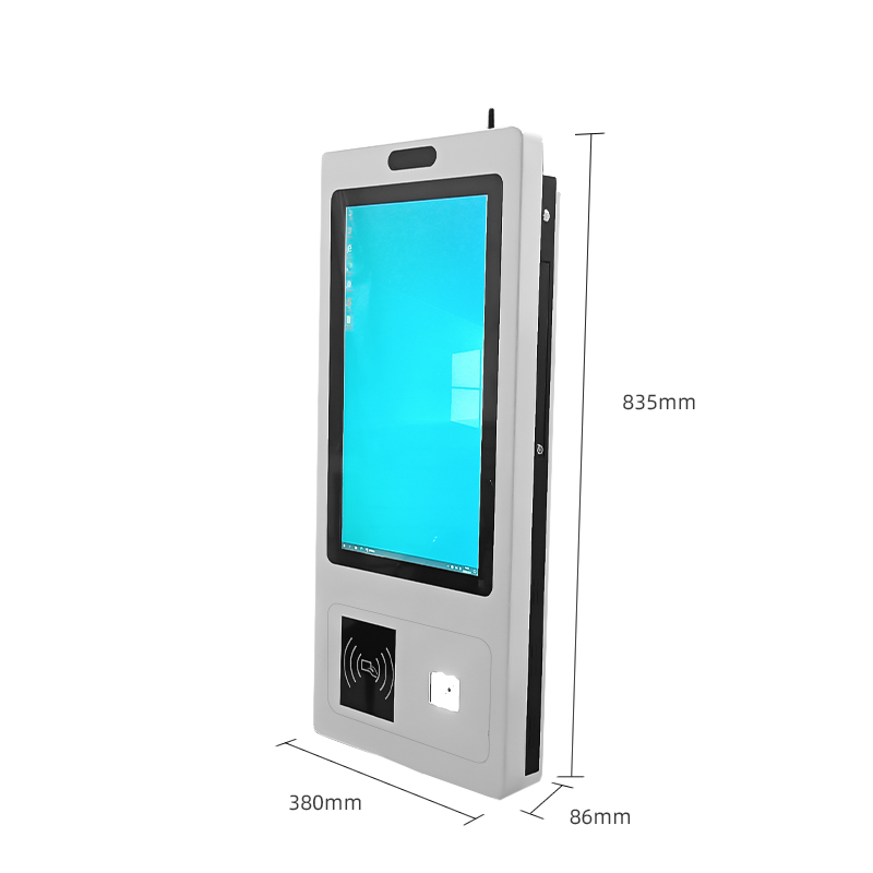 Cardlan CL-CM215 21.5'' KIOSK Floor Stand Self Service Kiosk Win10 For Ordering barcode scanner/Printer/NFC