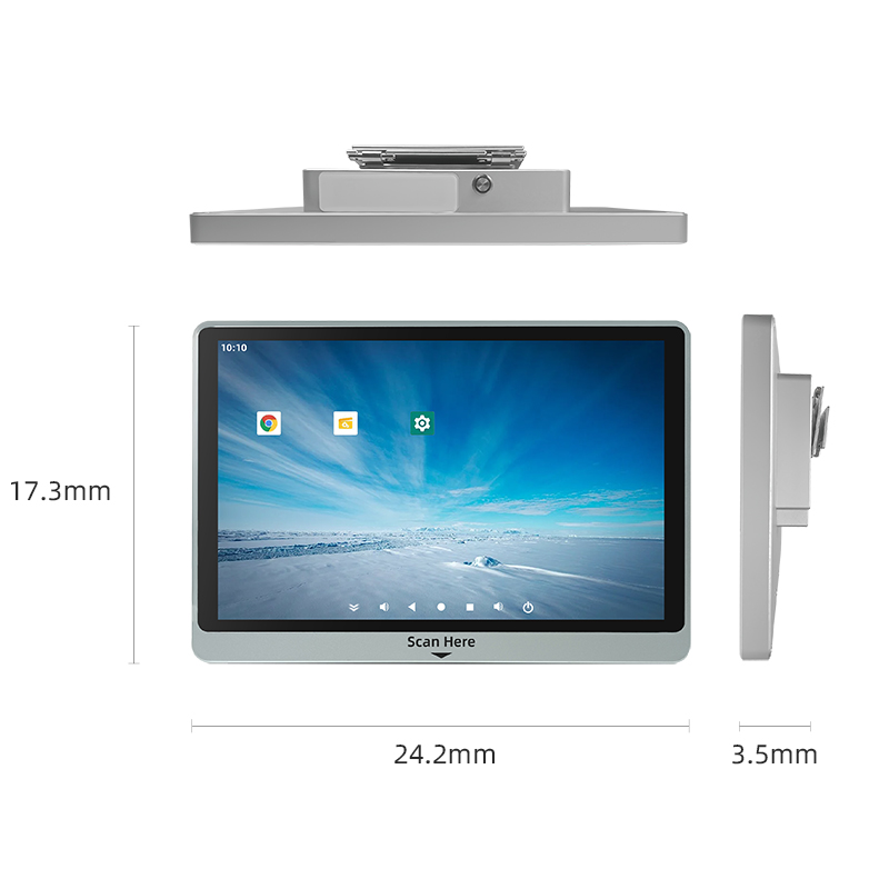 Cardlan CL-802E Entrance Multimedia Electronic Ticketing 10Inch Multitouch Micro KIOSK Price Checker