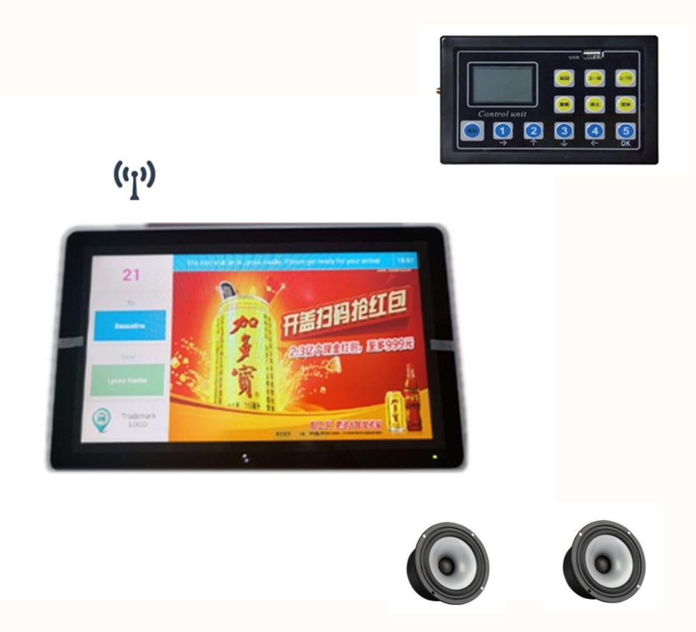 Bus LCD Passenger Information Screen Video Advertising Play Voice Stop Prompt Wifi Digital Display