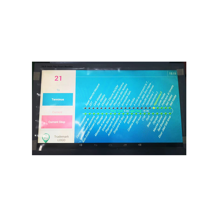 28 Inch LCD Display with the GPS Announcer Passenger Information Display for Bus