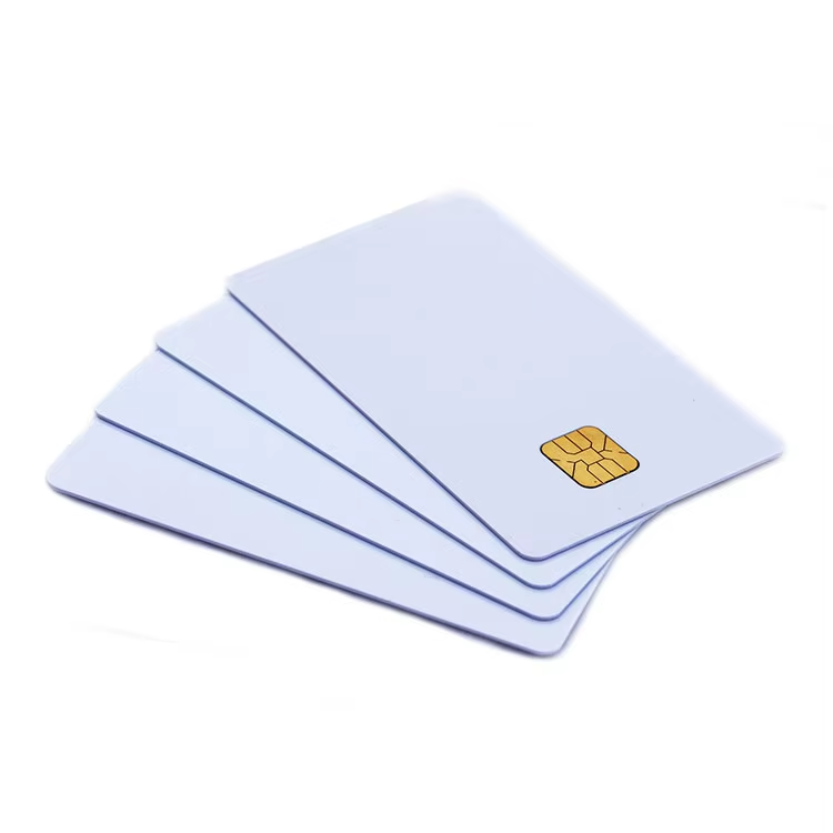 Custom PVC IC Chip Card ISO/IEC 7816 SLE4442 Inkjet Printable Rewritable RFID Card