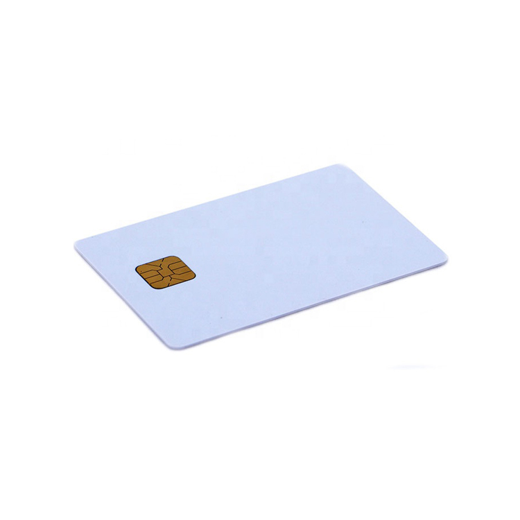 Custom PVC IC Chip Card ISO/IEC 7816 SLE4442 Inkjet Printable Rewritable RFID Card