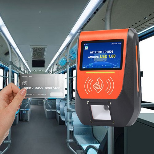 New 618K Android 13 Smart Bus Ticket Validator with QR Scanner - Efficient & Secure